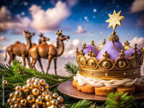 Epiphany Cake with Three Kings