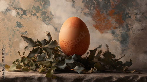 Studio Shot of Chicken Eggs