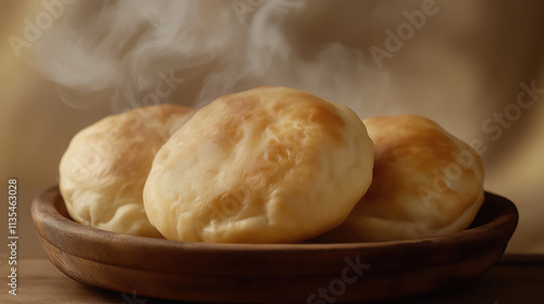 Studio Shot of Chole Bhature