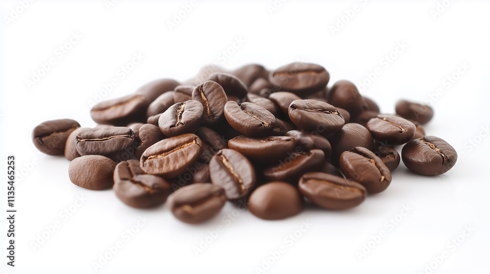 Naklejka premium Studio Shot of Coffee Beans