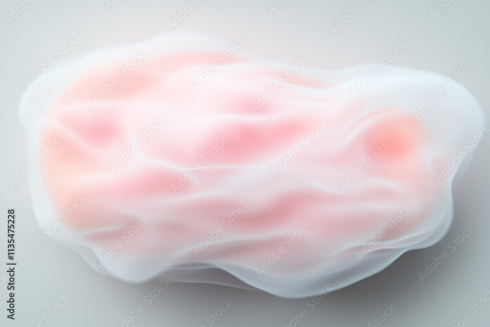 Translucent Material Covering Pink Mass Translucent Material Covering Pink Mass