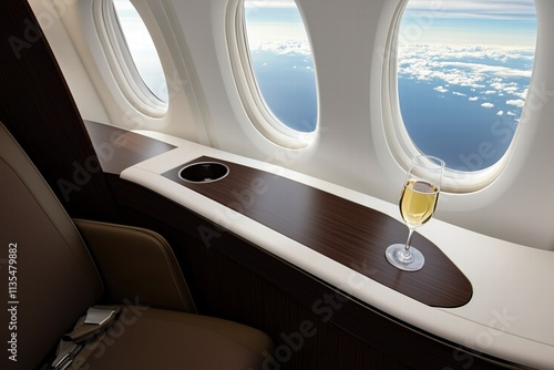 Wallpaper Mural Luxury Flight Experience Above the Clouds by Generative Ai Torontodigital.ca