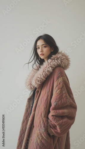 women modeling for winter attire