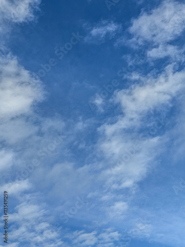 blue sky with clouds