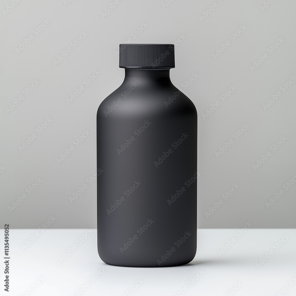 Purifying Black Charcoal Tonic in a Sleek Matte Flask Purifying Black Charcoal Tonic in a Sleek Matte Flask