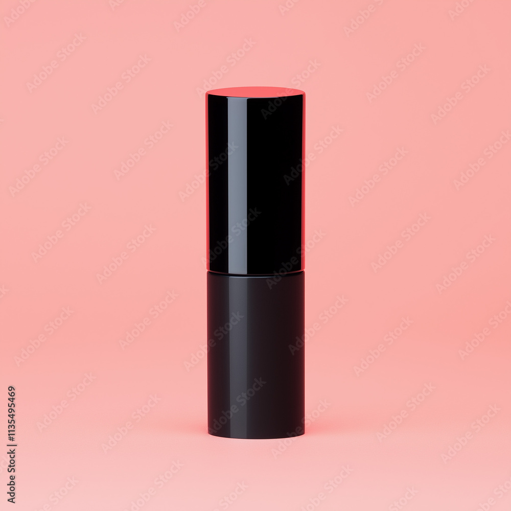 Sleek and Glossy Coral Lip Balm Tube Sleek and Glossy Coral Lip Balm Tube