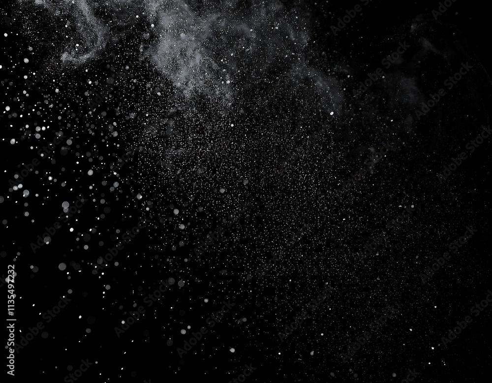 Obraz premium Dust particles. Abstract particle background. Dots background. 4k rendering.