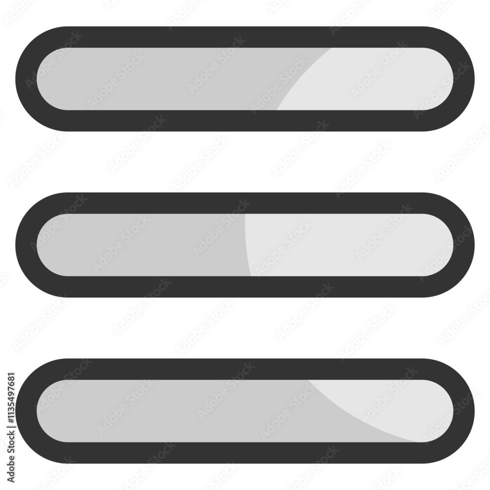 Navigation Bar Icon Element For Design Navigation Bar Icon Element For Design