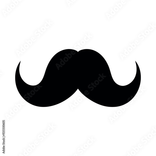 mustache illustration