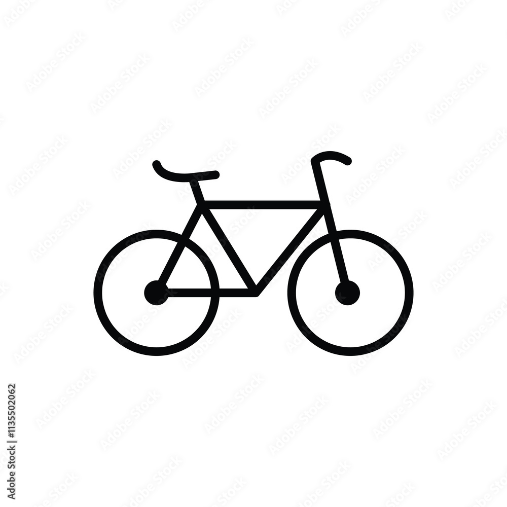Bicycle vector icon, vector flat linear Bicycle logo concept trendy style illustration for web and app..eps Bicycle vector icon, vector flat linear Bicycle logo concept trendy style illustration for web and app..eps