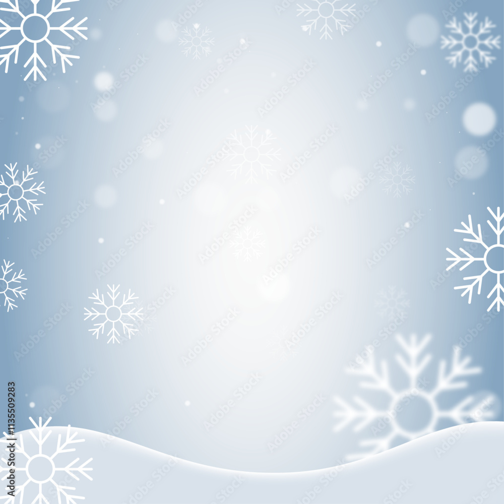 Christmas snowflake background Christmas snowflake background