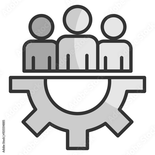 Stakeholder Management  Icon Element For Design