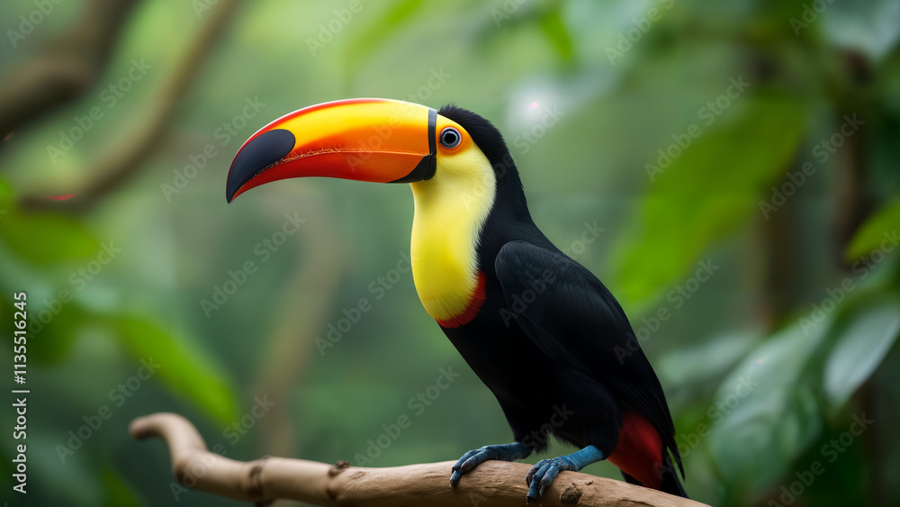 Vibrant Keel-billed Toucan Vibrant Keel-billed Toucan