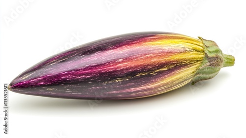 Wallpaper Mural Vibrant and Colorful Eggplant on White Background for Culinary Uses Torontodigital.ca