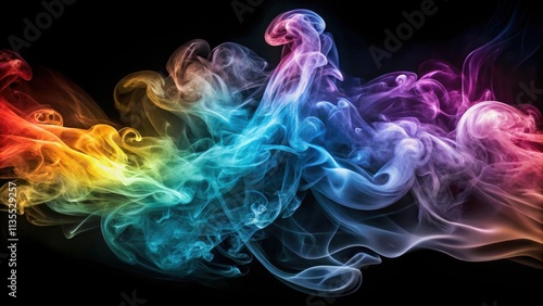 Abstract dynamic smoke design with various shapes and shades in the background , smoke, abstract, template, dynamic, shape