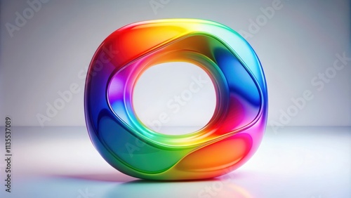 Abstract colorful shape with a render , vibrant, geometric, pattern, design, background, digital, modern, art, abstract