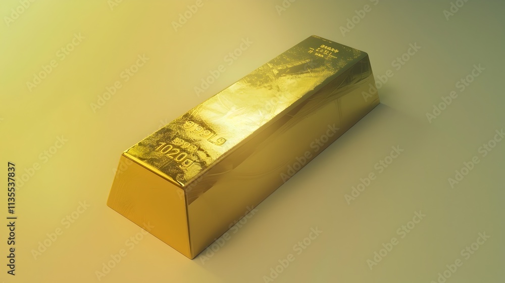 Breakthrough Gold Bar Symbolizing Cutting Edge Innovation and Advancement Breakthrough Gold Bar Symbolizing Cutting Edge Innovation and Advancement