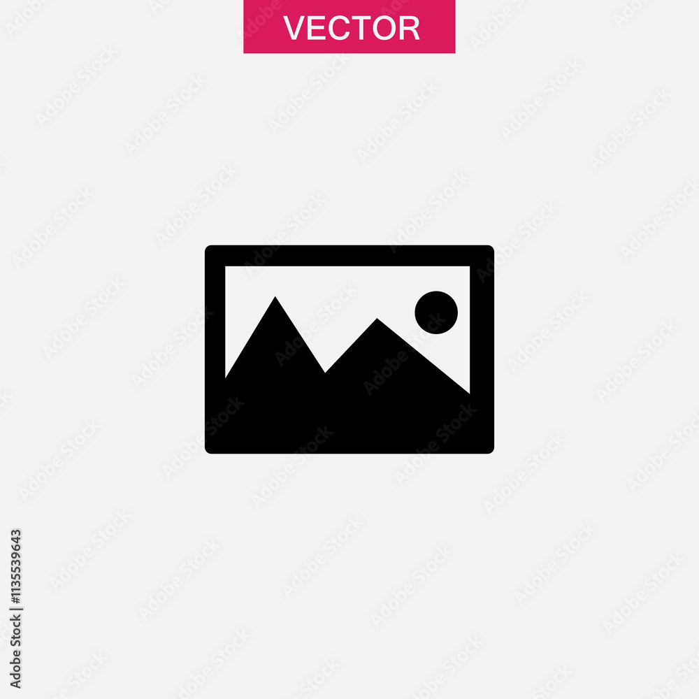 No image available icon. vector flat black trendy style illustration for web and app..eps No image available icon. vector flat black trendy style illustration for web and app..eps