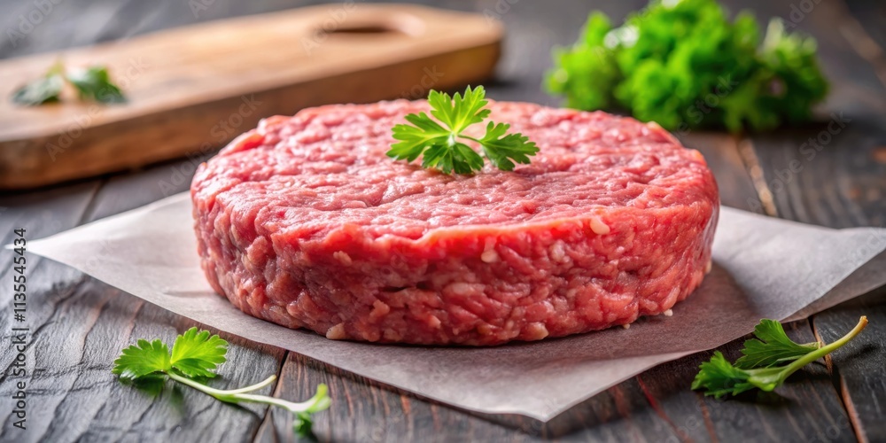 Close up of fresh raw burger meat , beef, ground, uncooked, juicy, ingredient, red meat, steak, butcher, food preparation Close up of fresh raw burger meat , beef, ground, uncooked, juicy, ingredient, red meat, steak, butcher, food preparation