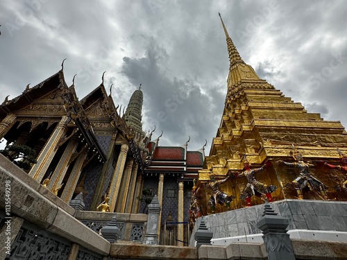 Photography The palace complex (Grand Palace, Bangkok, Thailand)