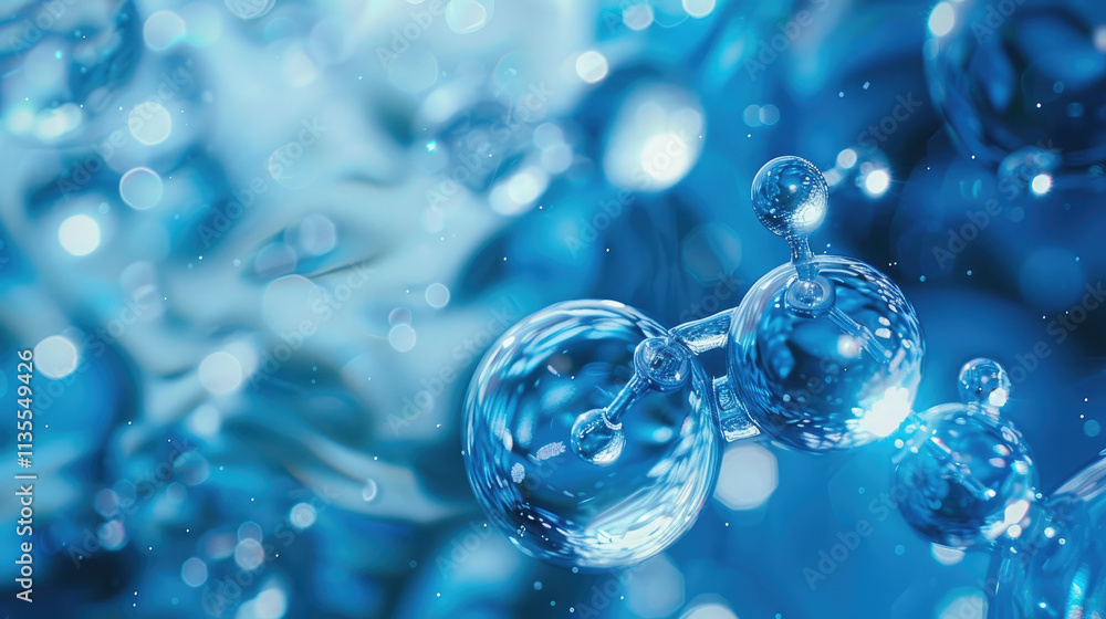 water drops on blue water drops on blue