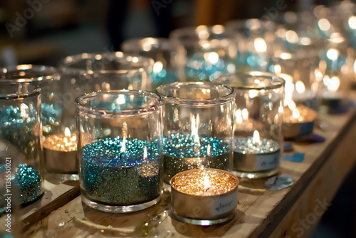  a diy new year glitter decoration project showcasing beautifully crafted