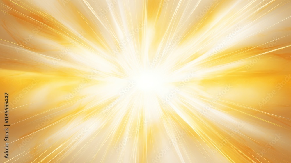 Golden rays of light radiating from the center, giving a sense of warmth and energy, isolated on white background Golden rays of light radiating from the center, giving a sense of warmth and energy, isolated on white background