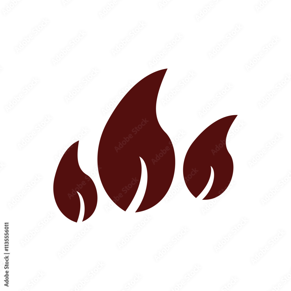 Flat design style. Fire flame icon isolated on white background for your web and mobile. Fire in abstract style on white background. Modern art isolated graphics. Fire sign Flat design style. Fire flame icon isolated on white background for your web and mobile. Fire in abstract style on white background. Modern art isolated graphics. Fire sign