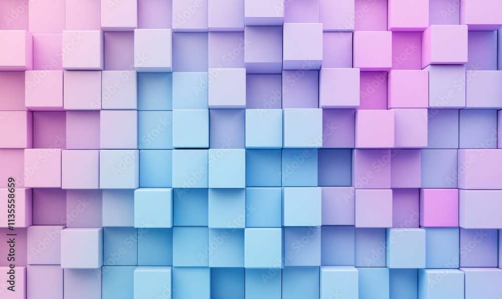 Abstract pastel cube background. Abstract pastel cube background.