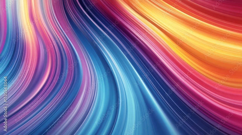 Vibrant Swirls of Color: An Abstract Digital Art Vibrant Swirls of Color: An Abstract Digital Art