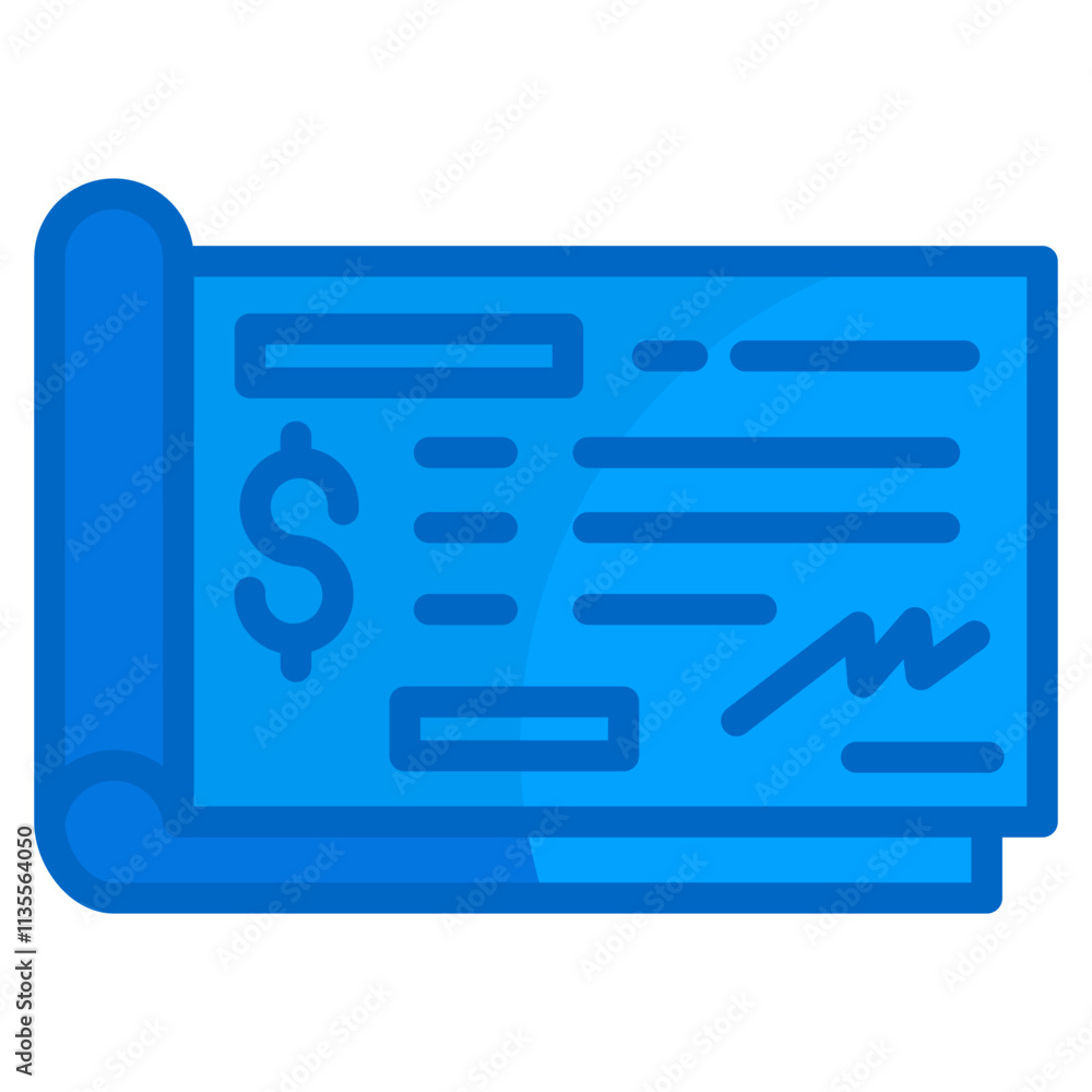 Cheque Icon Element For Design Cheque Icon Element For Design
