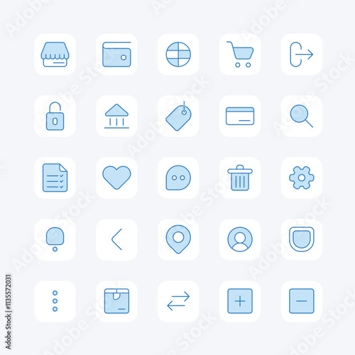 cool shopping app icon design