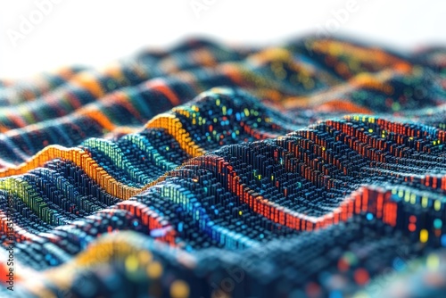Digital tapestry - pixel art, vibrant creativity blending retro aesthetics with modern design, intricate imagery through tiny squares, celebrating charm of nostalgic visual storytelling.