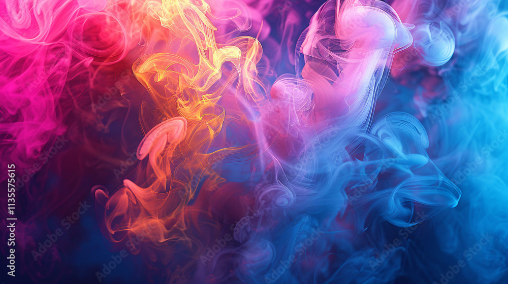 Vibrant neon pink and blue smoke swirls in an abstract flow, creating a mesmerizing and dreamy visual spectacle. Dive into this colorful world! Vibrant neon pink and blue smoke swirls in an abstract flow, creating a mesmerizing and dreamy visual spectacle. Dive into this colorful world!