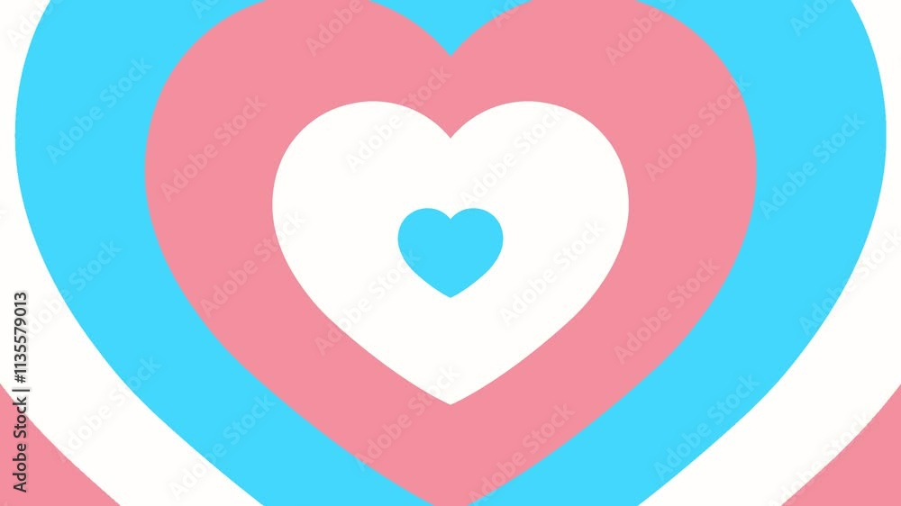 Pastel Hypnotic heart shaped tunnel. Y2k trendy design wallpaper psychedelic 4k seamless looped animated video background. Pastel Hypnotic heart shaped tunnel. Y2k trendy design wallpaper psychedelic 4k seamless looped animated video background.