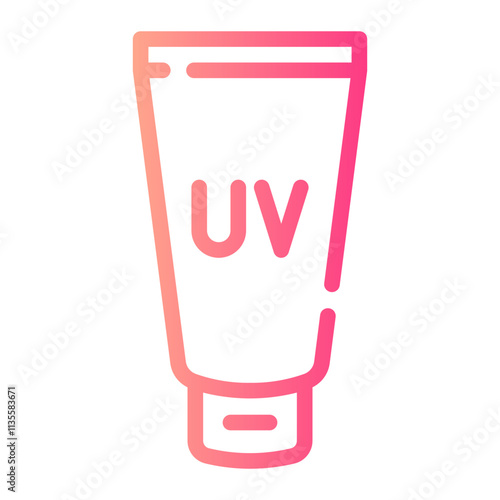 sunscreen gradient icon