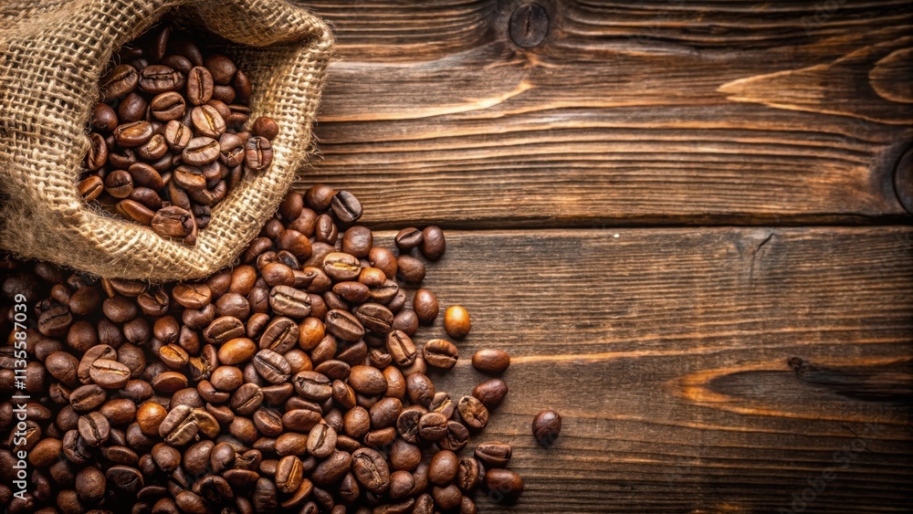 Packaging of coffee beans with a rustic and natural design, coffee, beans, packaging, bag, label, roasted, ground, aroma, caffeine Packaging of coffee beans with a rustic and natural design, coffee, beans, packaging, bag, label, roasted, ground, aroma, caffeine