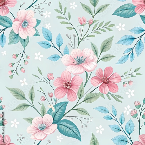 seamless floral background