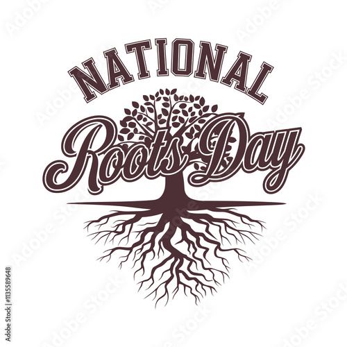 National Roots Day Vector Illustration Design.