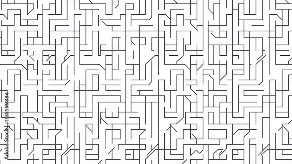 Abstract Maze Pattern. Abstract Maze Pattern.