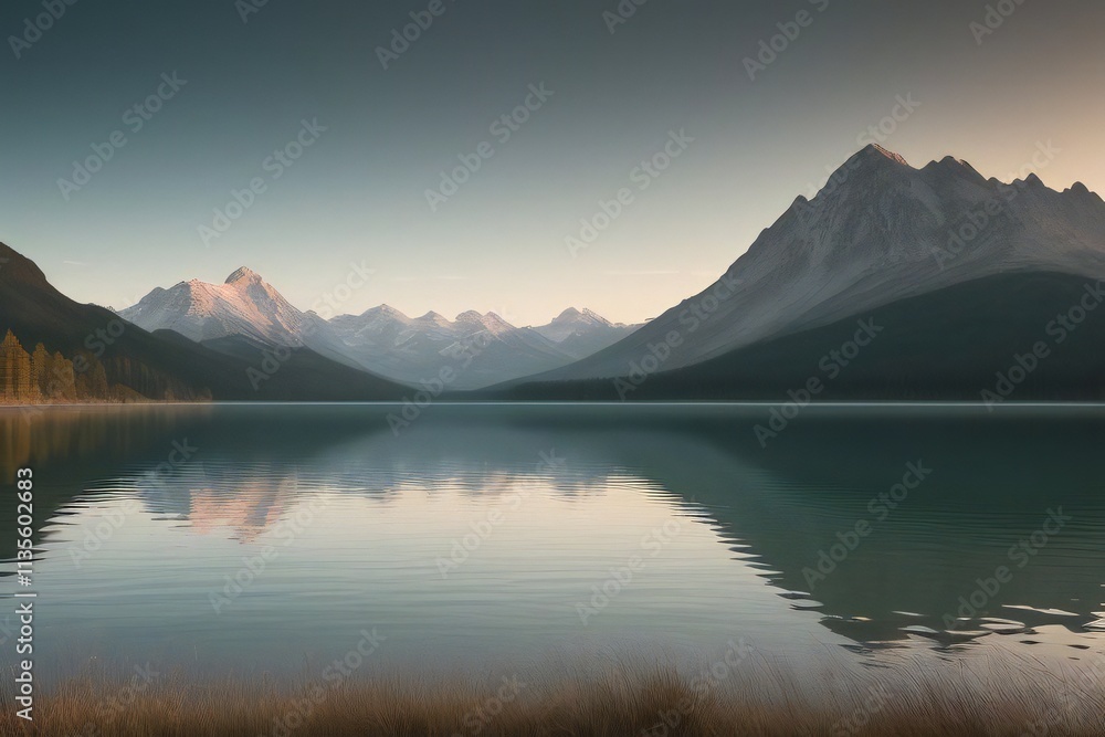 lake in mountains lake in mountains