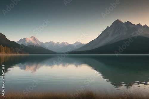 lake in mountains