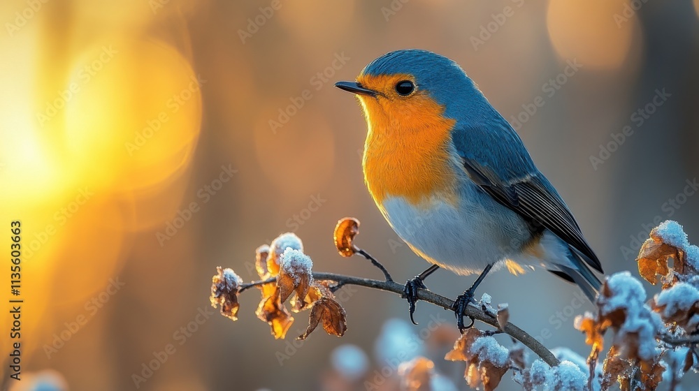 Obraz premium a bird standing on a branch