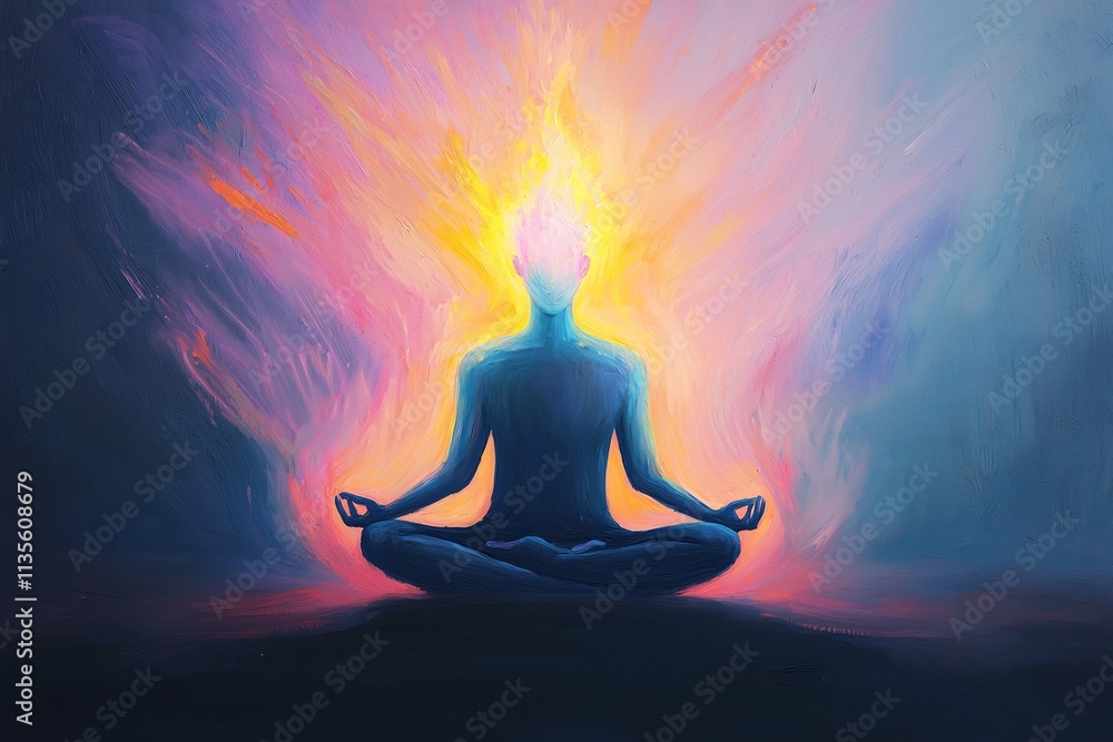 Meditative Tranquility Surreal Mental Imagery of Focused and Radiant Energy Meditative Tranquility Surreal Mental Imagery of Focused and Radiant Energy