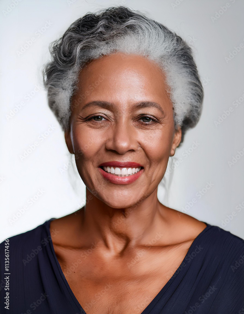 Confident 60-year-old woman with glowing, healthy skin in a professional portrait
Confident 60-year-old woman with glowing, healthy skin in a professional portrait