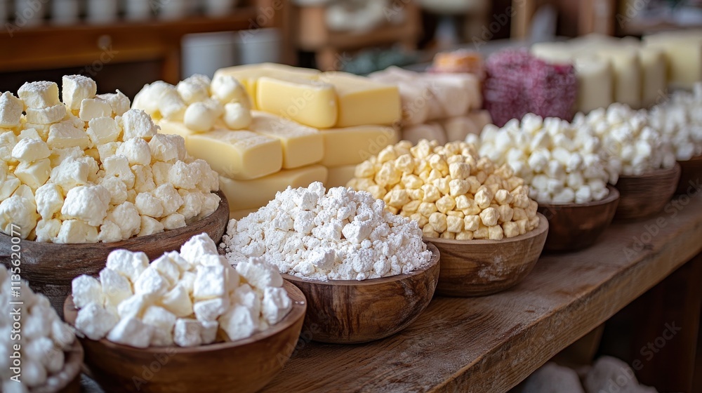a group of dairy products a group of dairy products