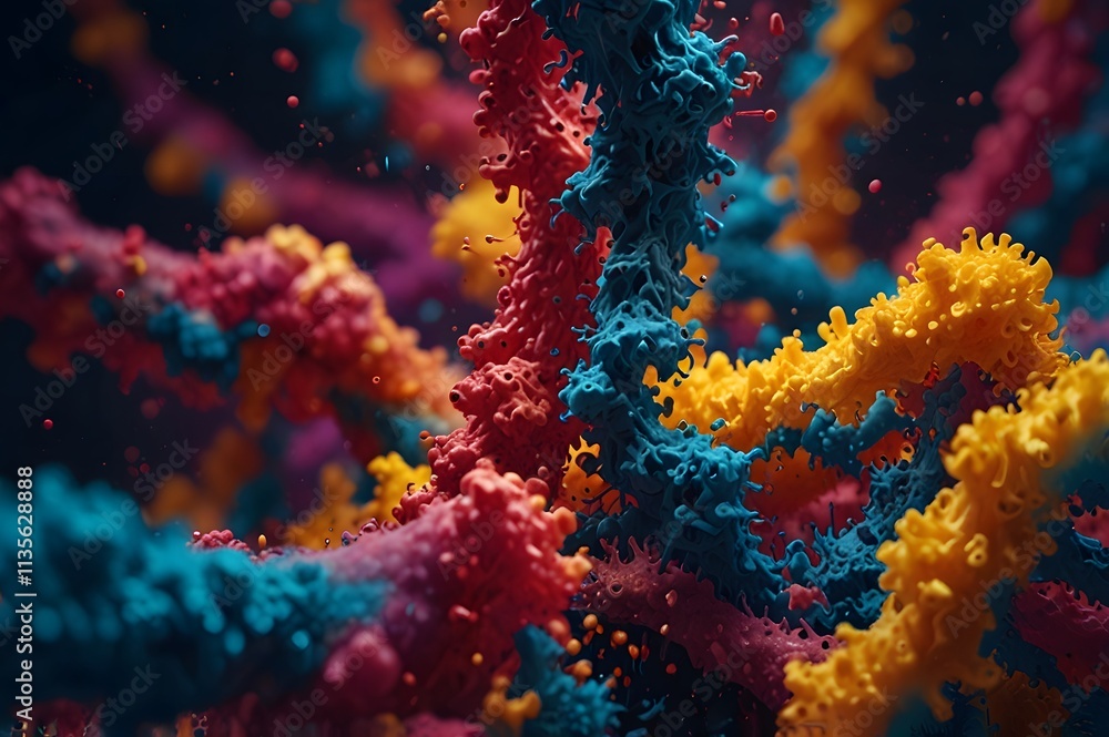 Fototapeta premium tissue or fat particles of the human body, fat that makes tissue that is in the human body.