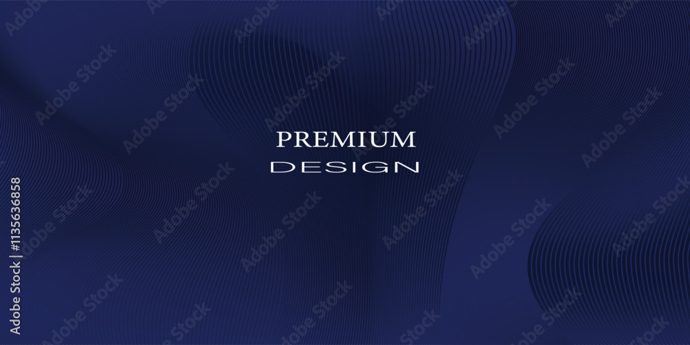 Premium background design with diagonal dark blue line pattern. Vector template Premium background design with diagonal dark blue line pattern. Vector template