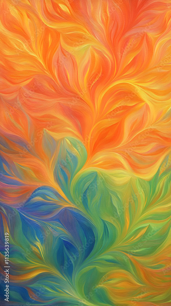Abstract Swirls Colorful Illustration Abstract Swirls Colorful Illustration