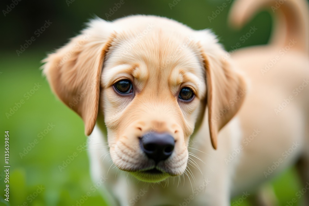 Adorable Golden Retriever Puppy in Lush Green Garden - Perfect for Family Photos, Pet Supplies, and Social Media Marketing Adorable Golden Retriever Puppy in Lush Green Garden - Perfect for Family Photos, Pet Supplies, and Social Media Marketing